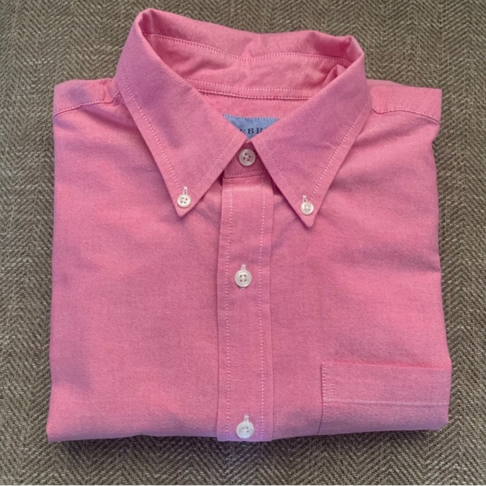 Excellent Preowned Condition Saddlebred Button Down Long Sleeve Shirt Size M.